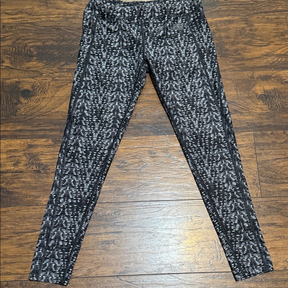 The North Face Black and Gray Patterned Leggings